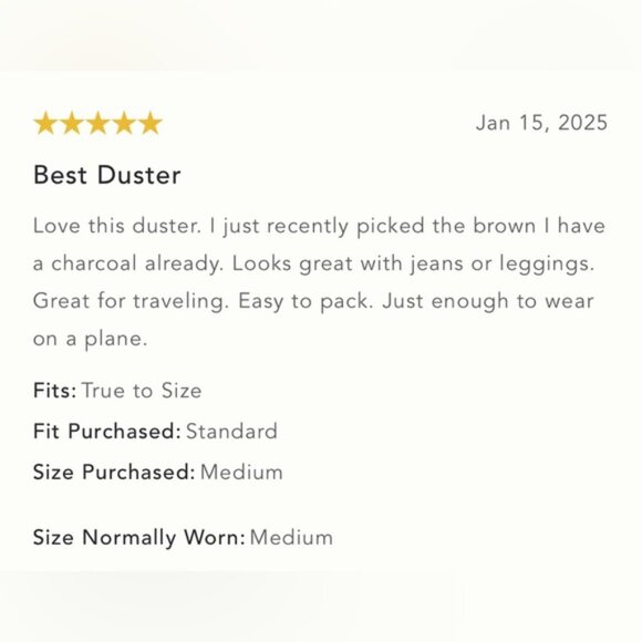 NWT Size XS  Anthropologie 100 Cotton Duster Shacket - Picture 12 of 16